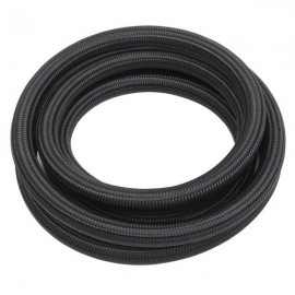 10AN 10-Foot Universal Stainless Steel Braided Fuel Hose Black